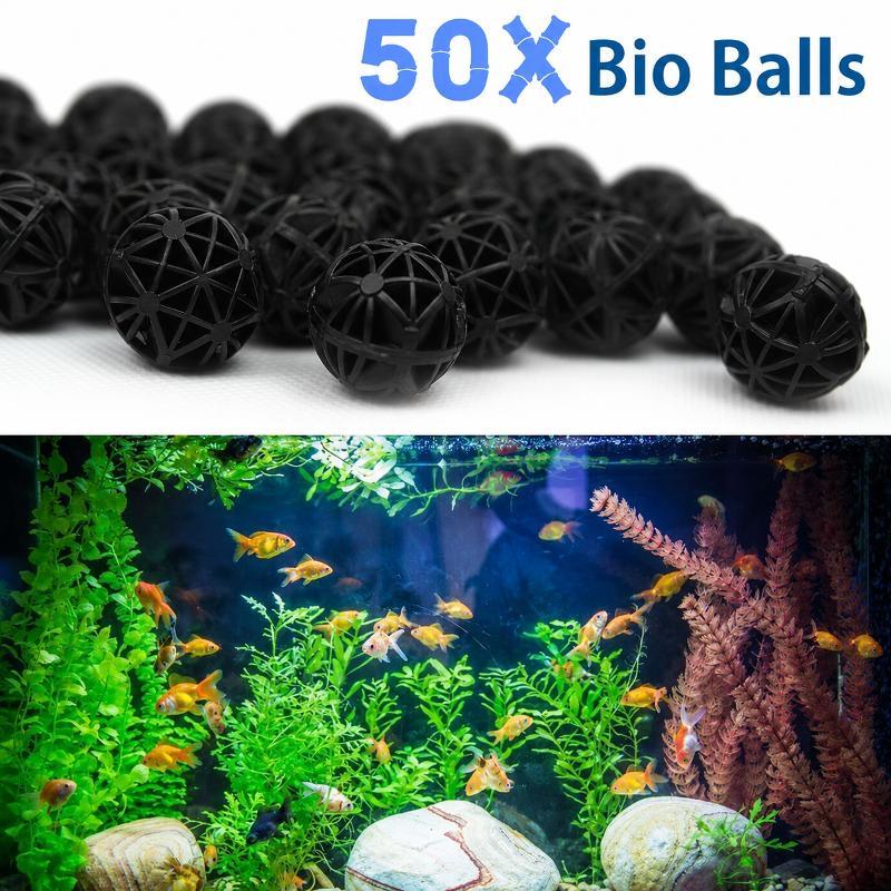 Marine Aquarium Water - 50 Adet 16mm Akvaryum Biyolojik Filtre