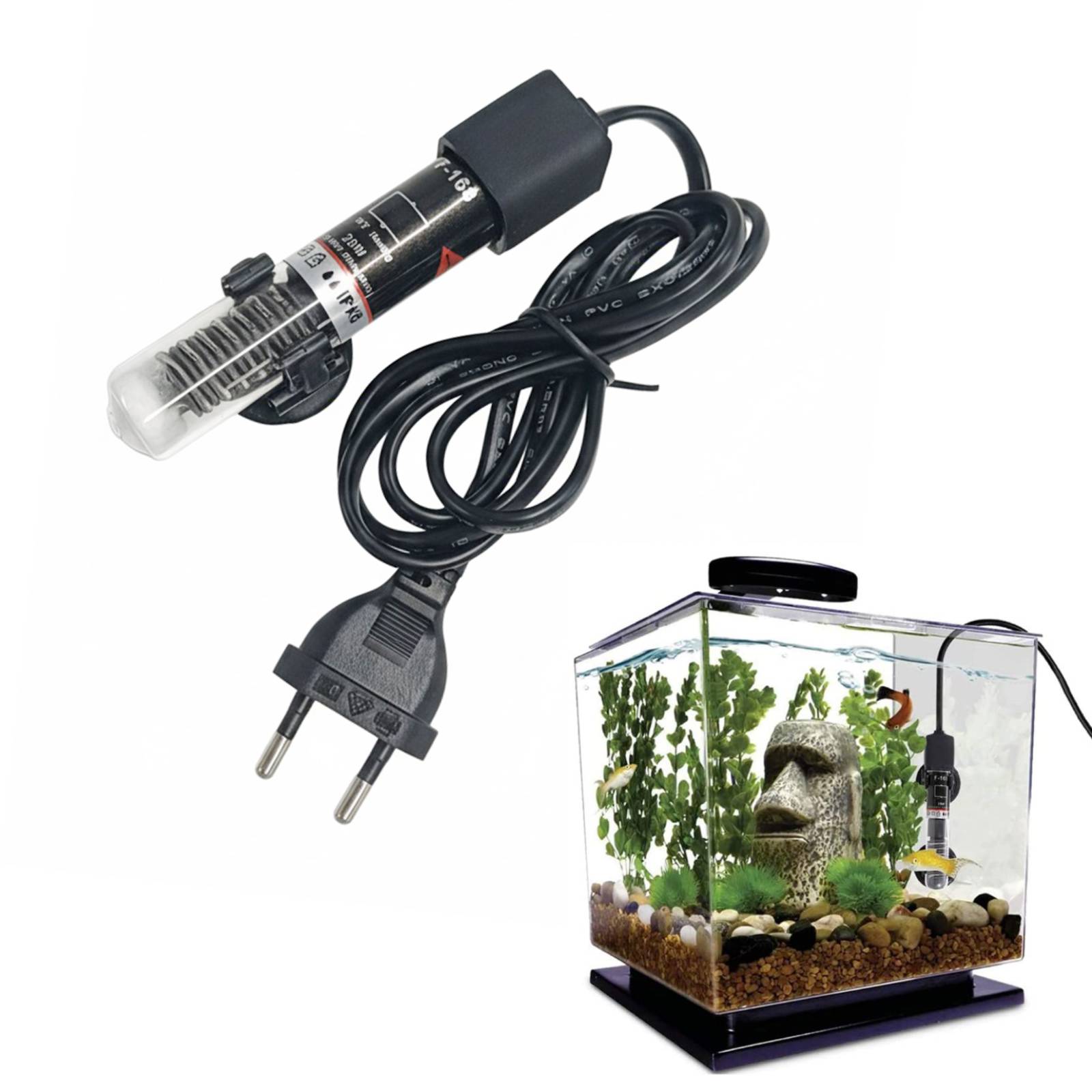 Marine Aquarium Water - Mini Akvaryum Isıtıcı Dalgıç Balık Tankı